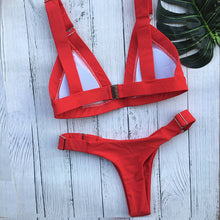 Dungaree Bikini Low Waist Brazilian Swimsuit